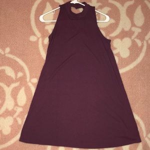 High neck dress